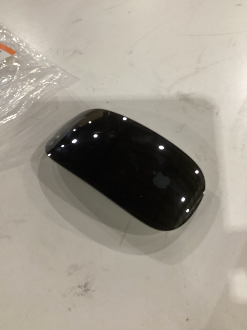 Condition photo showing As Is for apple magic mouse - black multi-touch surface ??????? usb-c black
