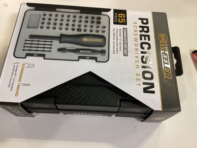 Condition photo showing New/Like New for Wheeler SAE/Metric Hex and Torx Screwdriver Set with Magnetic Screwdriver,