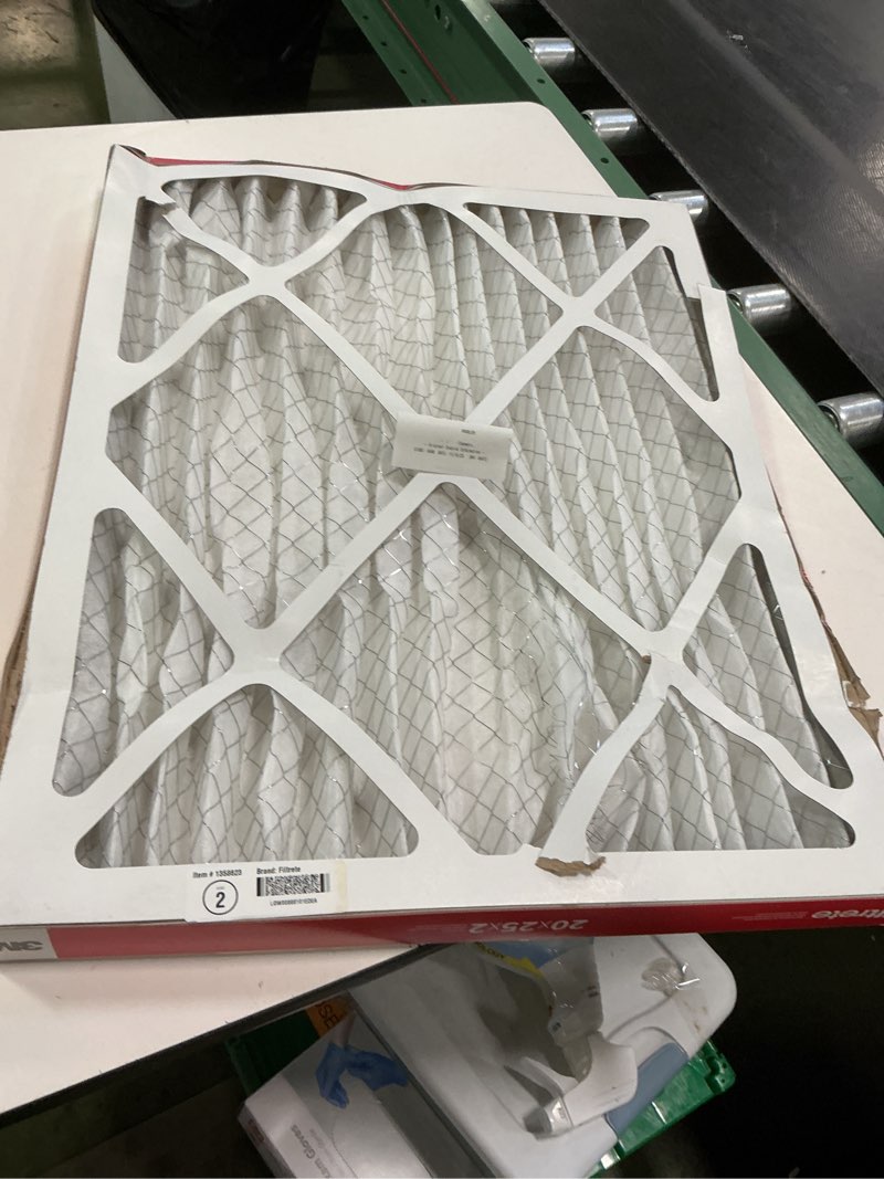 Condition photo showing Good Condition for Filtrete 20 x 25 x 2 MERV 11 1000 MPR Allergen Defense Electrostatic pleated Air Filter Item #1358623 | Model #LADP03-2IN-6