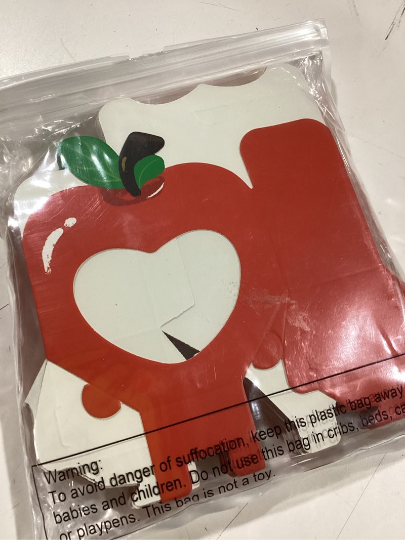 Condition photo showing As Is for Kolldenn 24 Pack Apple Container Bulk Teacher Appreciation Gifts Paper Red Apple Shaped Boxes with Window 3.54 x 2.76 x 1.57 Inch Candy Containers Holder for Snow Party Christmas 3.54 x 2.76 x 1.57 Inches