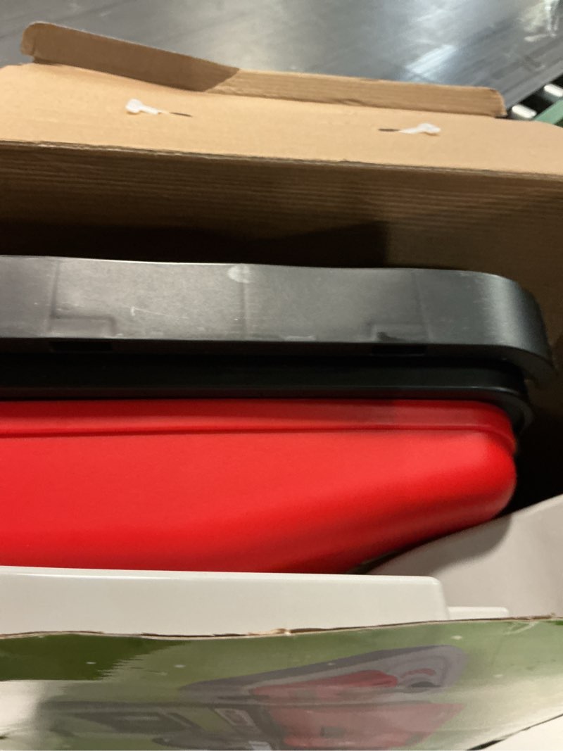 Condition photo showing Good Condition for Kids Play Kitchen Toys, Kids BBQ Grill Playset with Smoke, Sound and Light, 2-Layer Toy Grill Cart, Outdoor Play Kitchen Toys, Toddler Cooking Set for 1-3 3-5, Gift for Boys Girls Aged 3 4 5