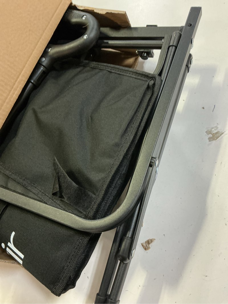 Condition photo showing Good Condition for joxir collapsible wagon cart foldable 120l 360lbs capacity, lightweight portable beach wagon, shopping carts with wheels for grocery, camping, shopping, garden cart 120l-upgraded
