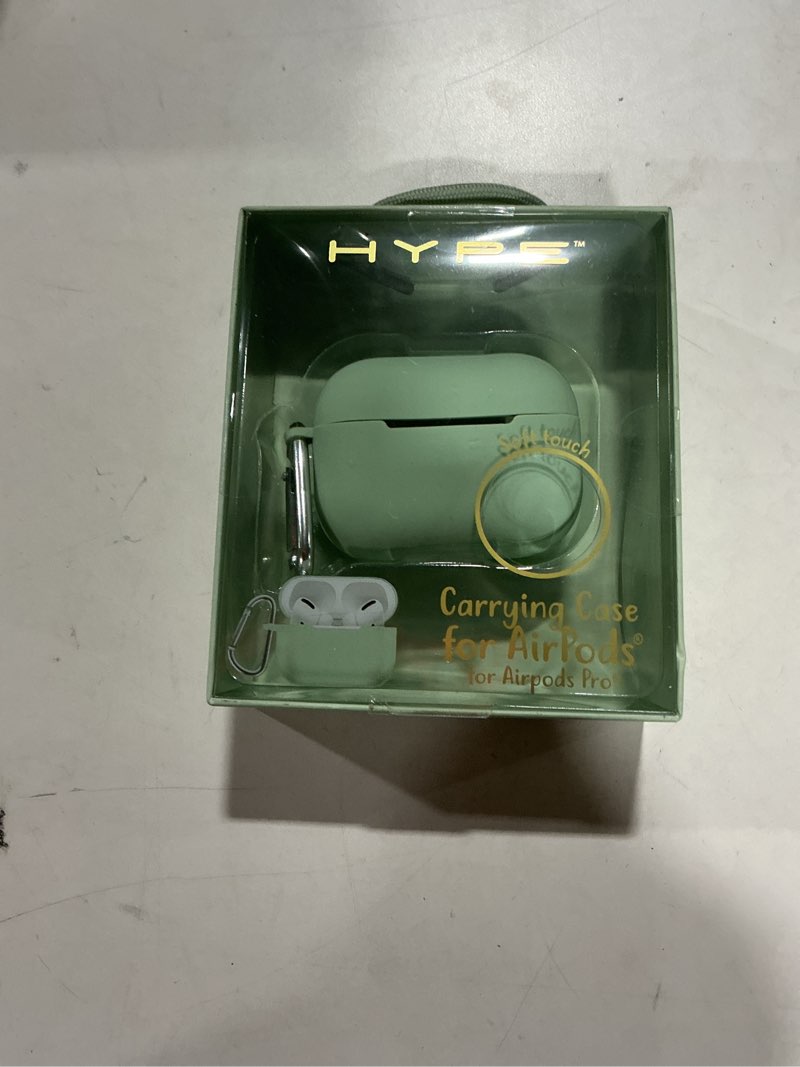 Hype Silicone Airpods Case Cover – Protective Shockproof & Dustproof AirPod Cover Case with Keychain