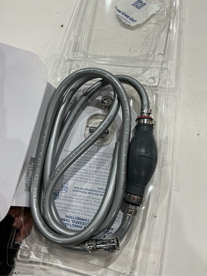 Condition photo showing Good Condition for scepter, 11522, universal marine tank fuel line assembly kit, 3/8"