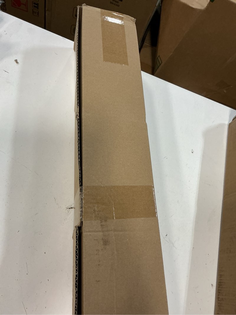 Condition photo showing New/Like New for lazblinds cordless bamboo roman shades, privacy blinds for interior windows, room darkening roll up bamboo blinds for home & patio, 29.5" w x 64" h, highfield teak pricacy - highfield teak 29.5" w x 64" h