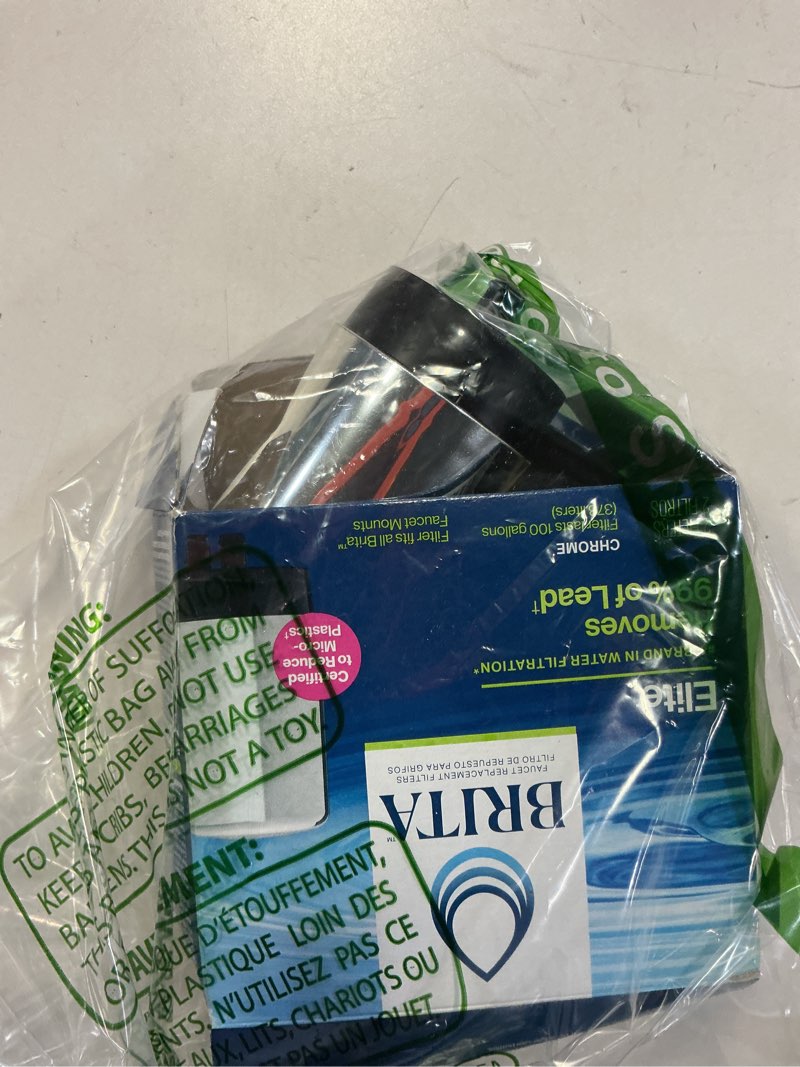 Condition photo showing Good Condition for Brita Replacement Water Filter for Faucet Mount, Removes 99% of Lead, Sink Filtration System, Chrome, 2 Count 2 ct 2 Filters