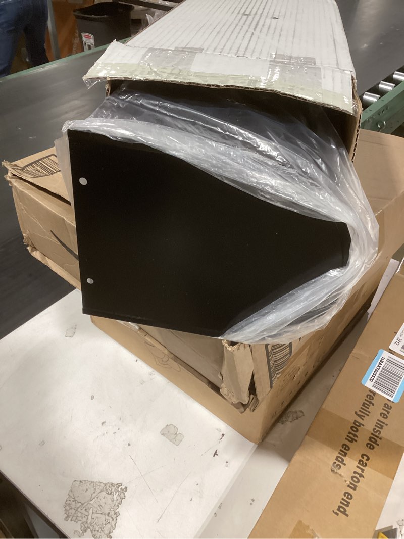 Condition photo showing Good Condition for zinovo metal post mount mailboxes for outside,galvanized steel,waterproof,medium capacity,red flag indicated,modern style,mail boxes for house outside/residential,black,18.8 x 9 x 6.7 inches