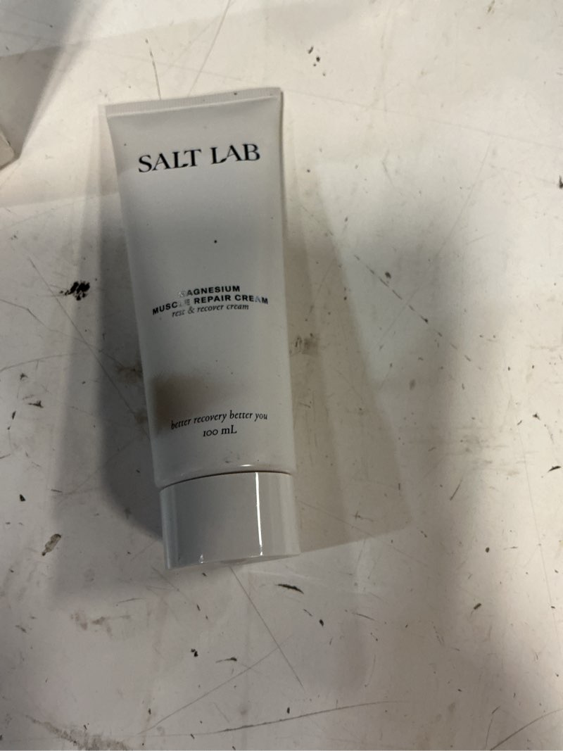 Condition photo showing Good Condition for magnesium lotion - lightweight magnesium cream with shea butter, non-greasy moisturizing lotion with essential oils for daily self-care, skin hydration for kids and adults - 100 ml 1 pack