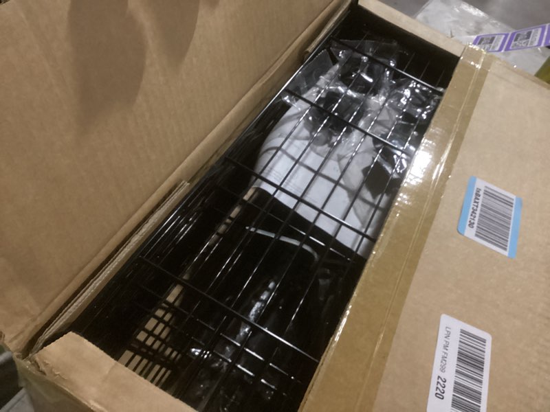 Condition photo showing Good Condition for 5 tier standing metal wire shelving unit, adjustable height, storage shelf units for laundry bathroom kitchen pantry closet (11.6" d x 21.2" w x 49" h inches, black)