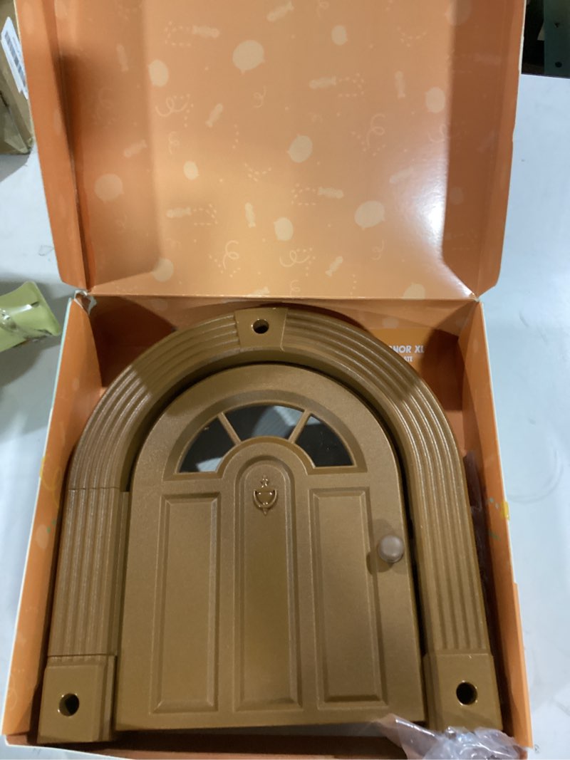 Condition photo showing Good Condition for Cat Door Interior Door - Meow Manor® Pet Door, 10.25 x 11 No-Flap Cat Door Interior Door for Cats. Easy DIY Setup, Secured Installation in Minutes, No Training Needed