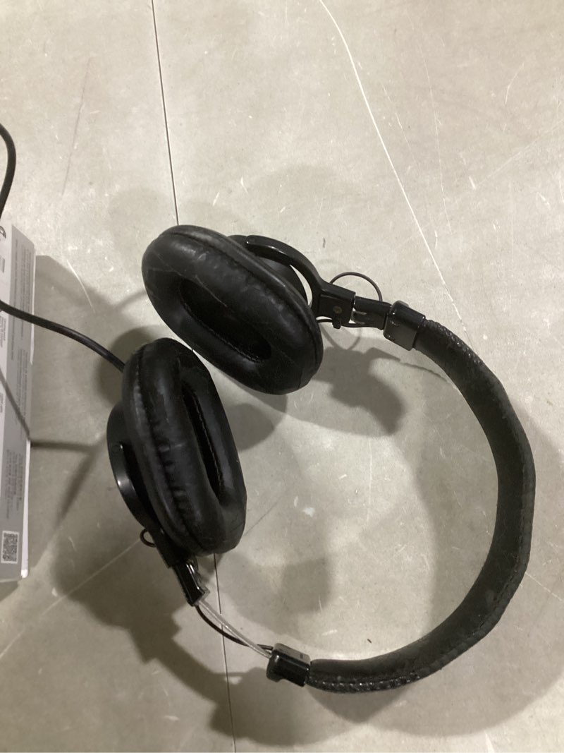 Condition photo showing As Is for (similar to )sony mdr-m1 professional reference closed monitor headphones black one size over-ear