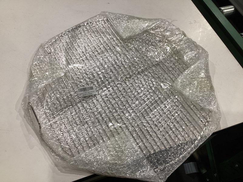 Condition photo showing Good Condition for 7436 cooking grate hinged for weber 22" original kettle charcoal grills, round replacement grate for weber performer, jumbo joe premium, master-touch,bar-b-kettle & other 22 inch charcoal grills 21.5"cooking grate hinged for weber 7436