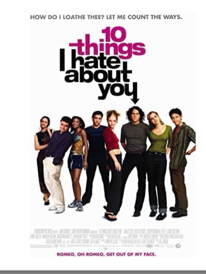 ten things i hate about you movie poster print (27 x 40)
