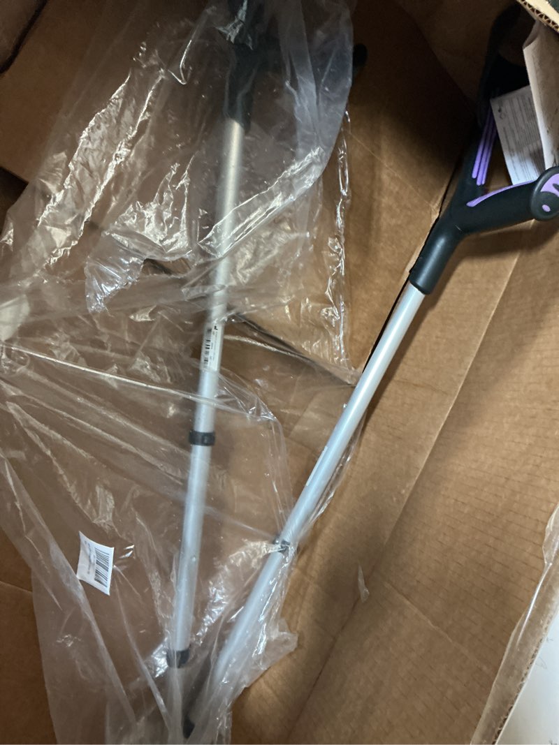 Condition photo showing Good Condition for ortonyx forearm crutches 1 pair - ergonomic handle with comfy grip - high density sturdy aluminum - 308lb max / 200915