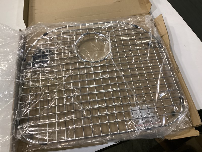 Condition photo showing New/Like New for Serene Valley Sink Protector and Kitchen Sink Bottom Grid NDG2421, 304 Premium Stainless Steel, dim 19 3/8" x 16 3/4"