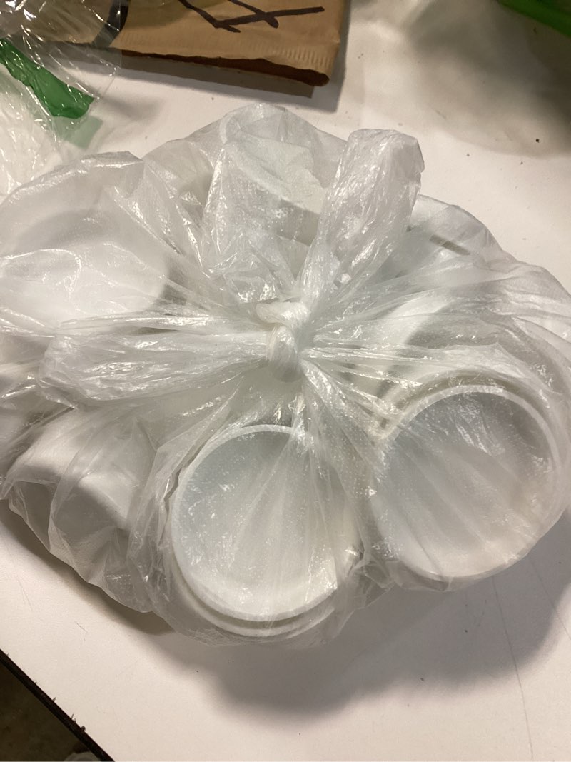 Condition photo showing Good Condition for INCREWAY 24PCS Cardboard Shipping Tube End Caps 51mm Mailing Tubes Plastic Protective End Caps Plastic White End Caps for Kraft Mailing Tubes