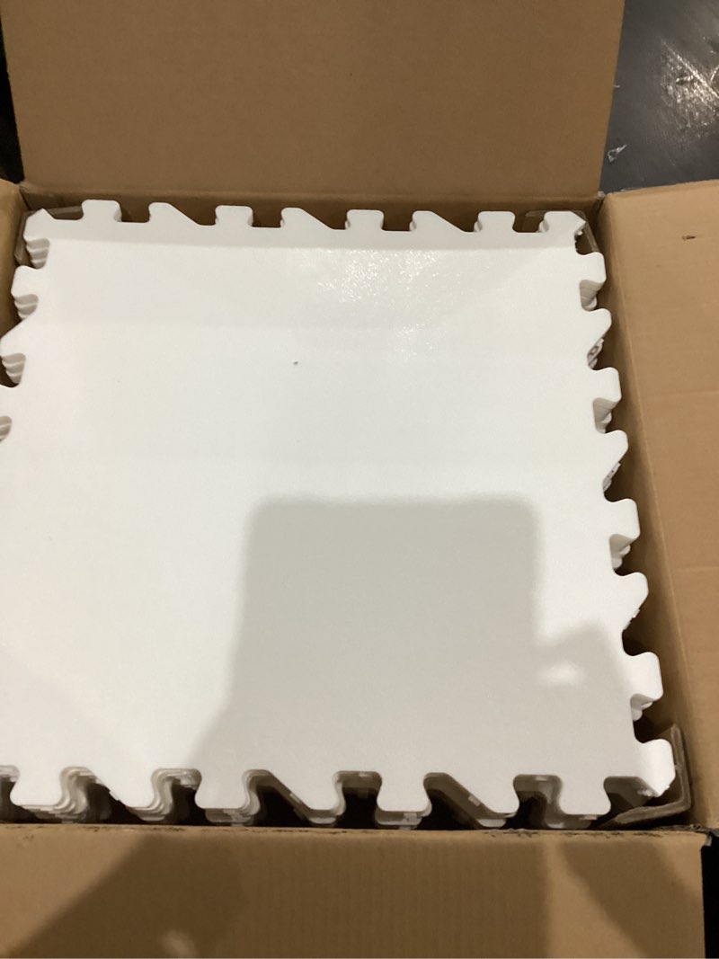 Condition photo showing Good Condition for potent skate-able synthetic ice tiles - safe for skates, expandable hockey training surface, easy to assemble 18"x18" inch 1 box (21.6 sq ft)
