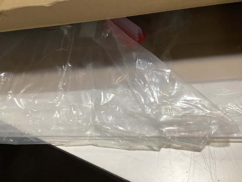 Condition photo showing Good Condition for Honoson Foldable 3-Panel Sneeze Guard for Counter 24" x 32" Large Plastic Shield for Desk Office School Retail Stores Acrylic Protective Cover for Coughing Sneezing Thick Clear W Includes Holders 1
