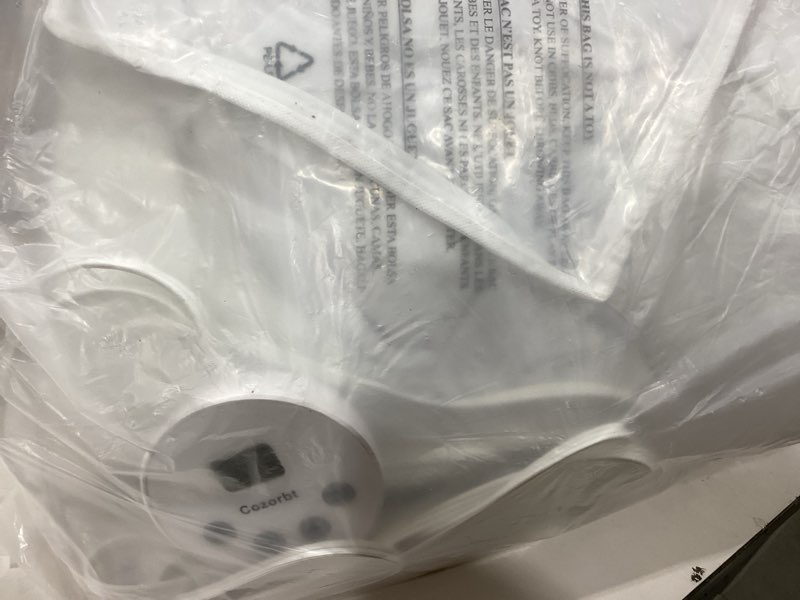 Condition photo showing As Is for Cozorbt Heated Quilted Wave Mattress Pad,Full Size,Soft Bed Warmer,10 Heat Settings,1-12 Hours Auto-