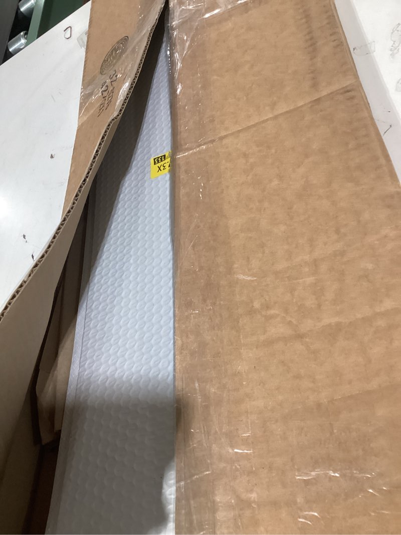 Condition photo showing Good Condition for 2 pieces door kick plate for exterior door: mineye 8 x 34 inch kick plate for bottom of door, brushed nickel front door kick plate with screws for interior or exterior anti scratch door protection 8 x 34 inch silver