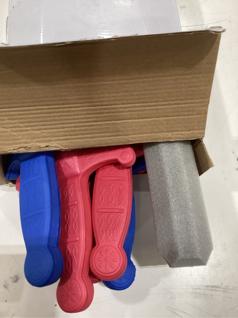 Condition photo showing Good Condition for Liberty Imports 2 PCS Giant Foam Swords, Large 1:1 Scale Strong Toy Weapons, Kids Medieval Warrior Knights Pretend Play Safe Fighting Set - Red vs Blue (30 Inches)