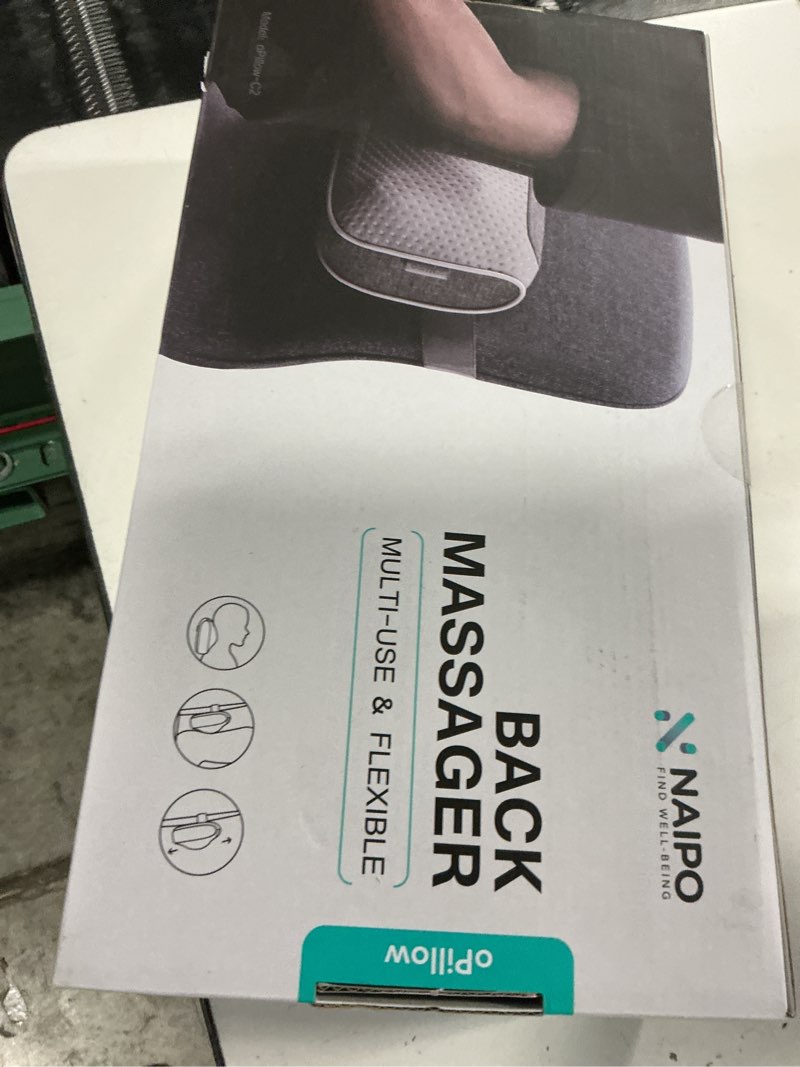 Condition photo showing New/Like New for naipo shoulder & neck massager with shiatsu kneading massage and heat