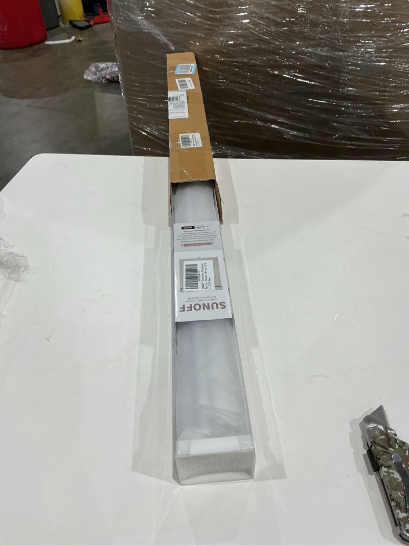 Condition photo showing Good Condition for blackout roller shades blinds cordless for windows pull down room darkening door blinds with thermal insulated easy to install for living room,bedroom,home,office bathroom white 24" w x 72" h 24"w x 72"h white