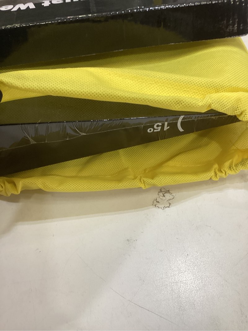 Condition photo showing New/Like New for squat wedge 15°-40° slant board with 5 resistance bands - extra-wide, non-slip board for deep squats & calf stretching - 1000lb capacity