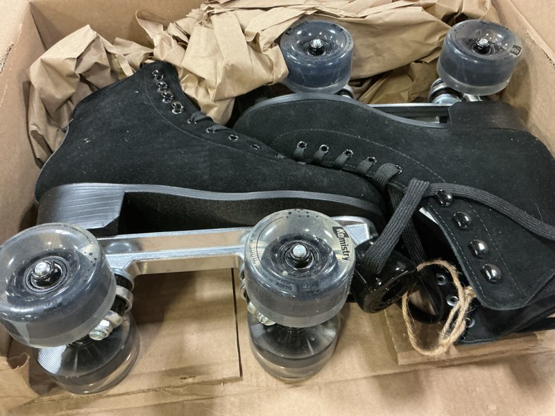 Condition photo showing As Is for Roller Derby Elite Driftr High-Top Freestyle Roller Skates for Men & Women Black 7
