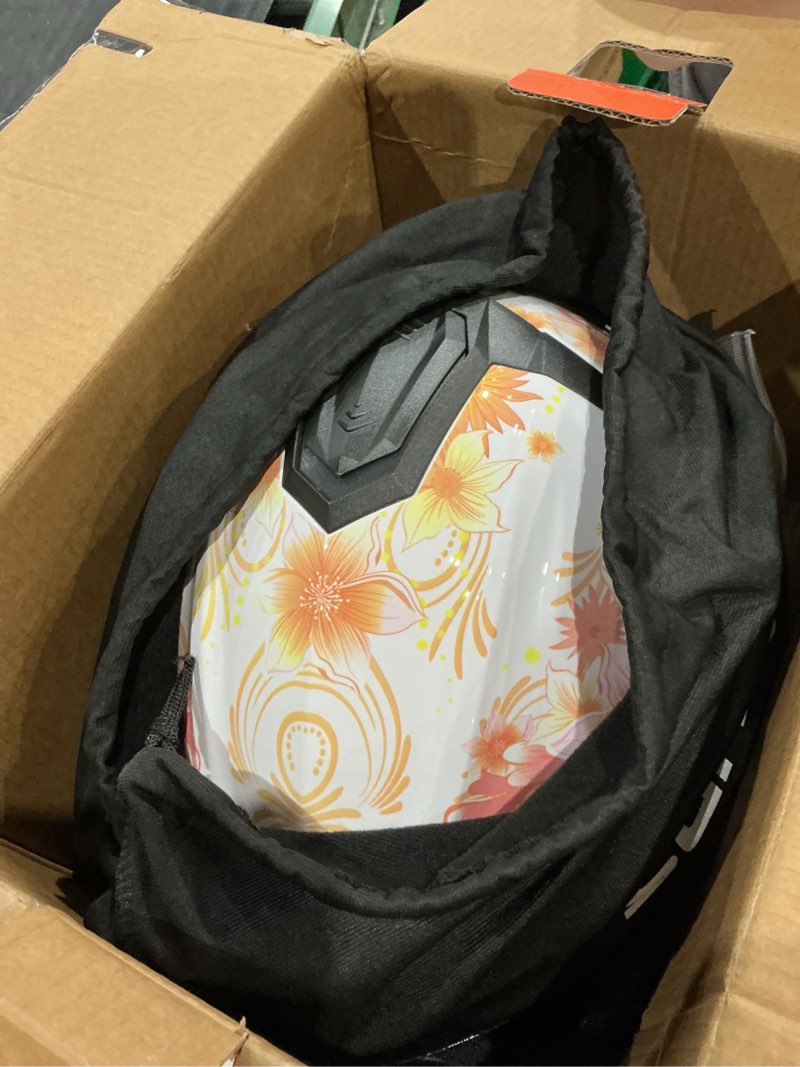 Condition photo showing Good Condition for oumurs modular motorcycle helmets full face flip up street bike motorcycle helmet for unisex adult model 912 flower sea pink large