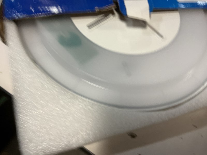 Condition photo showing New/Like New for BLNAN Dimmable LED Flush Mount Ceiling Light Fixture with Remote Control, 12Inch 24W 3000K-6500K Light Color Adjustable, Modern Ultra-Thin Ceiling Lamp for Bedroom Kitchen, Wired White 12Inch 24W