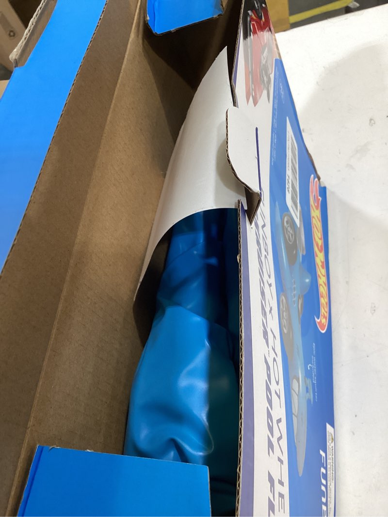 Condition photo showing New/Like New for hot wheels & funboy inflatable float for kids multi-color shark