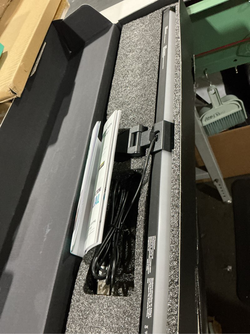 Condition photo showing Good Condition for quntis monitor light rgb pro backlight, eye-care dual light computer light bar gaming office desk lamp, 15 modes dimmable backlight, 3 color temperature adjustable brightness, ra95 screen light bar