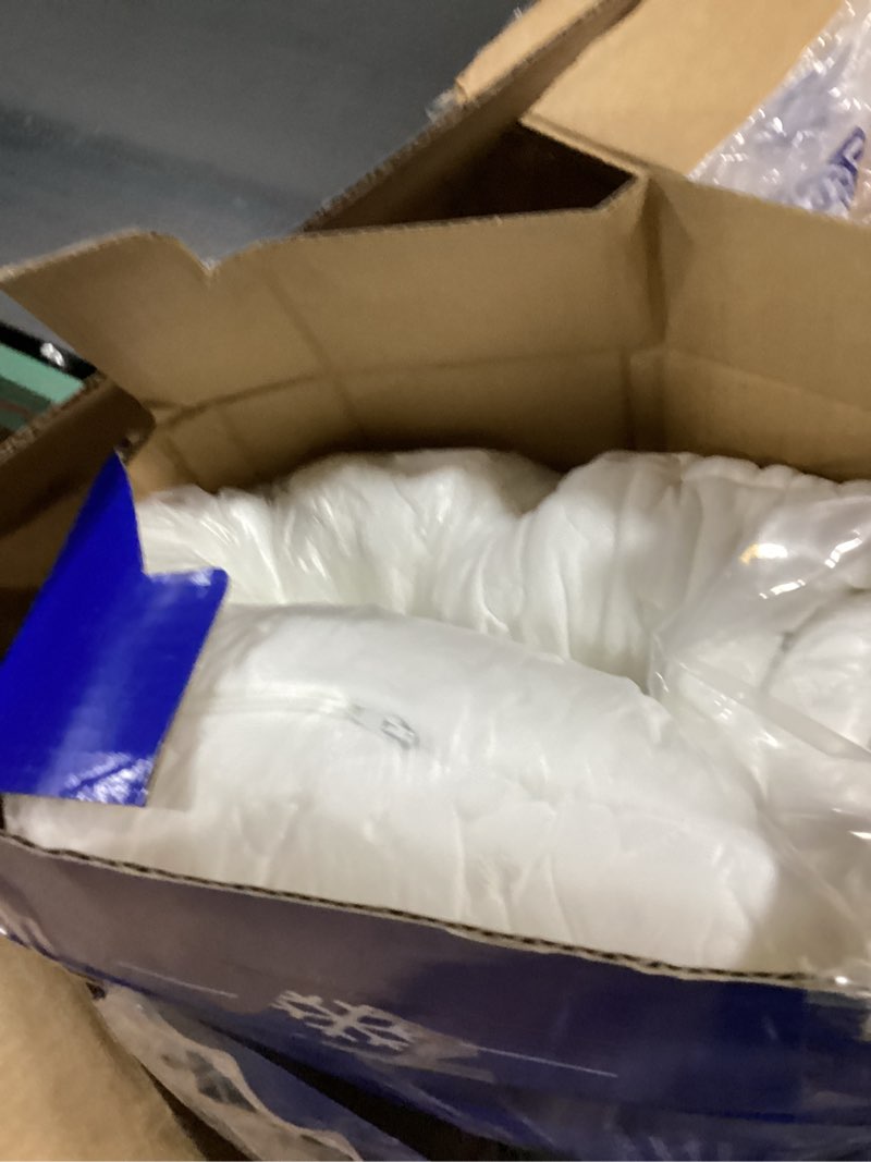 Condition photo showing Good Condition for Side Sleeper Pillow for Adults, Valentine's Days Gifts, Cooling Curved Pillow for Neck & Shoulder Comfort, Adjustable Shredded Memory Foam Loft, Extra Fill Included, Queen Size Set of 2 Queen Size - 2 Pack