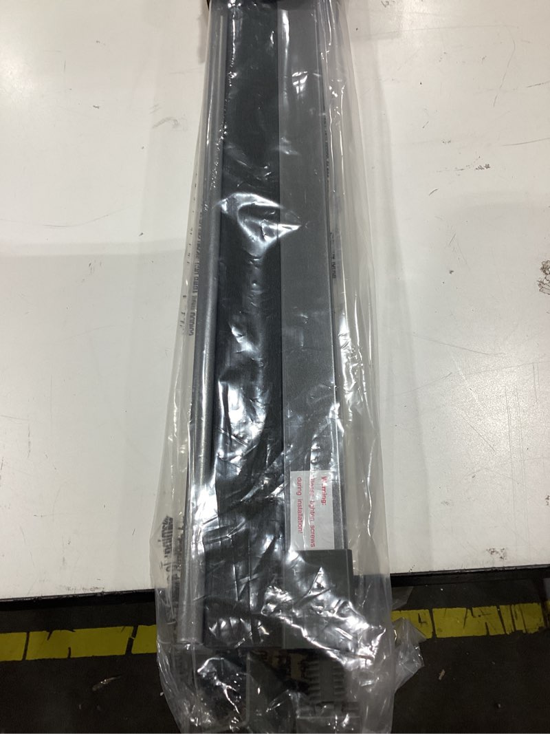 Condition photo showing As Is for lazblinds cordless cellular shades, no tools no drill blackout honeycomb shades pleated blinds for windows, 45'' w x 48'' h, midnight black blackout-midnight black 45'' w × 48'' h