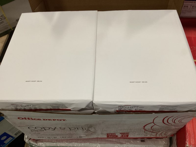 Condition photo showing Good Condition for Office Depot® Multi-Use Printer & Copy Paper, 10 Reams, White, Letter (8.5" x 11"), 5000 Sheets Per Case, 20 Lb, 92 Brightness