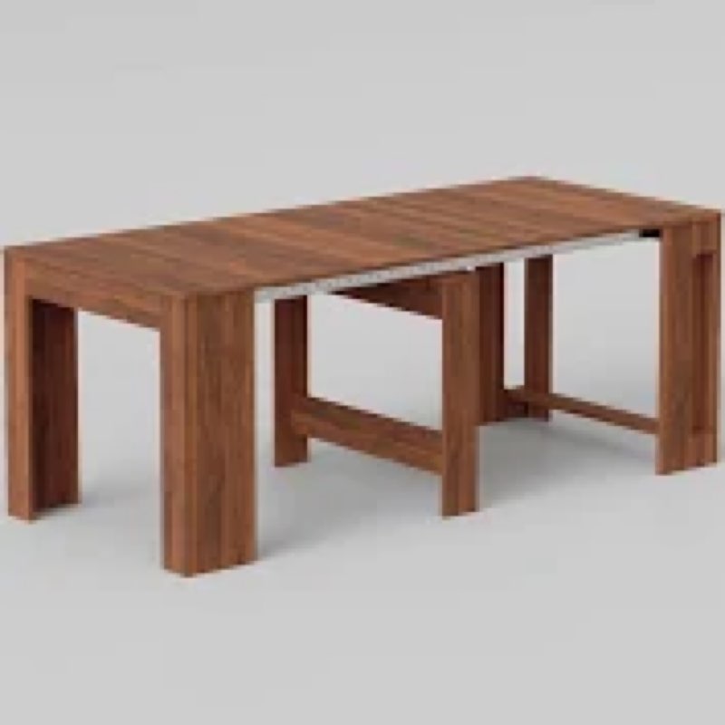 ((Incomplete))LOKLINGHK Space-Saving Transformer Table for 4-10 Persons, Ideal for Entertaining