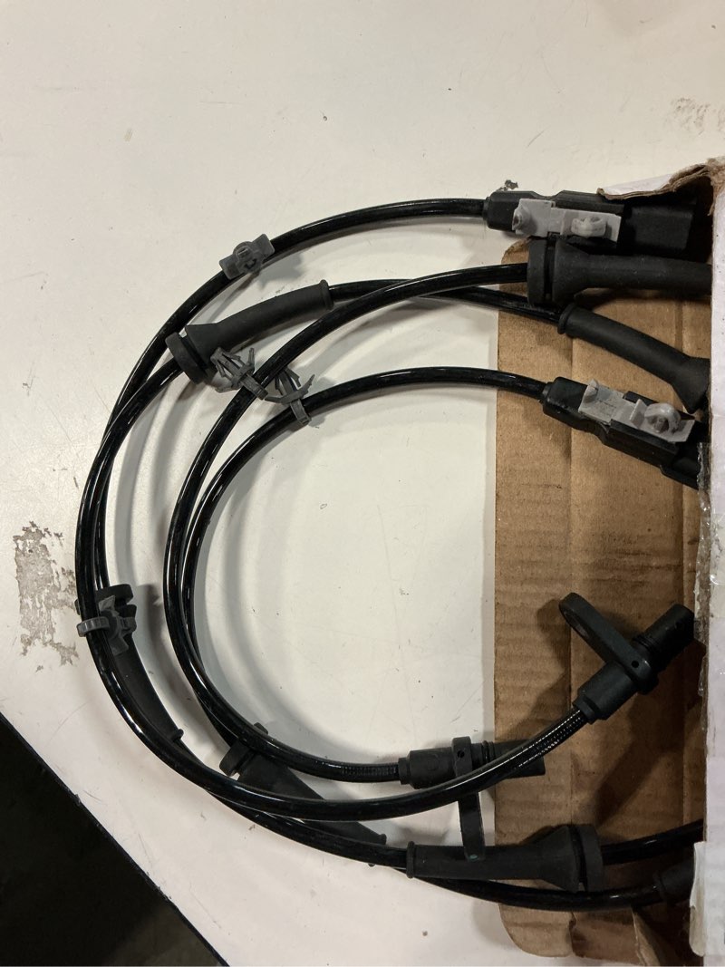 Condition photo showing Good Condition for 2 pcs abs wheel speed sensors compatible with nissan rogue 2.5l l4 2014 2015 2016 2017 2018 2019 2020, front left & right abs sensors, replacement for 47910-4ba0a, 47910-4cl0a