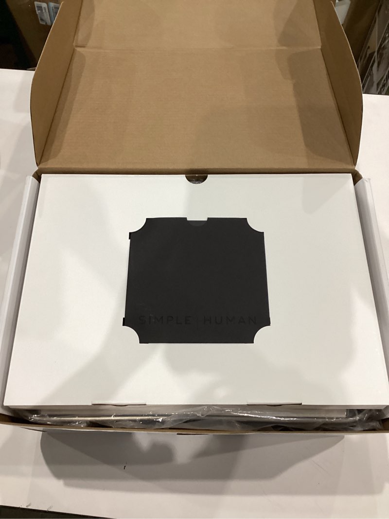 simplehuman Bottle Dock, Steel Frame Fast Drying Bottle Rack, Three-Compartment Organizer for Tumble