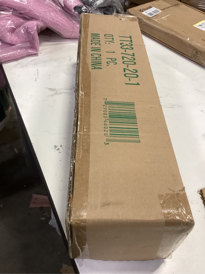 Condition photo showing New/Like New for National Tree Company Tinsel Tree, Black, Orange, Halloween Collection, 24 in