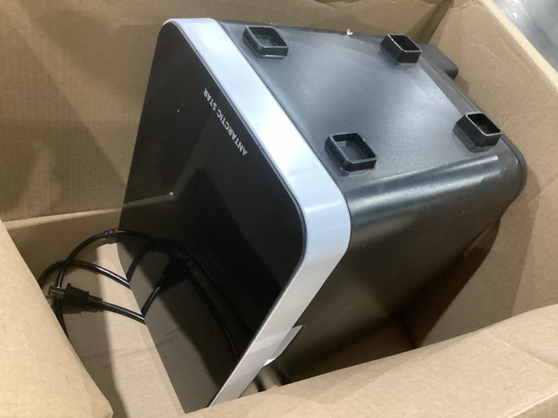 Condition photo showing Good Condition for antarctic star compact mini fridge, 10l portable small refrigerator, 2.6 gal desktop fridge with ac/dc adapters, small cosmetics cooler for beverage, food, makeup, bedroom, office, dorm, black