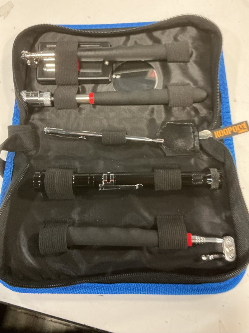 Condition photo showing Good Condition for Telescoping Magnetic Pickup Tool Set, Inspection Mirror Telescoping, LED Flashlight, Cool Gadgets for Men, Valentine’s Day Gifts for Him, Husband, Boyfriend, Magnet Stick, Magnet Stick (Blue)