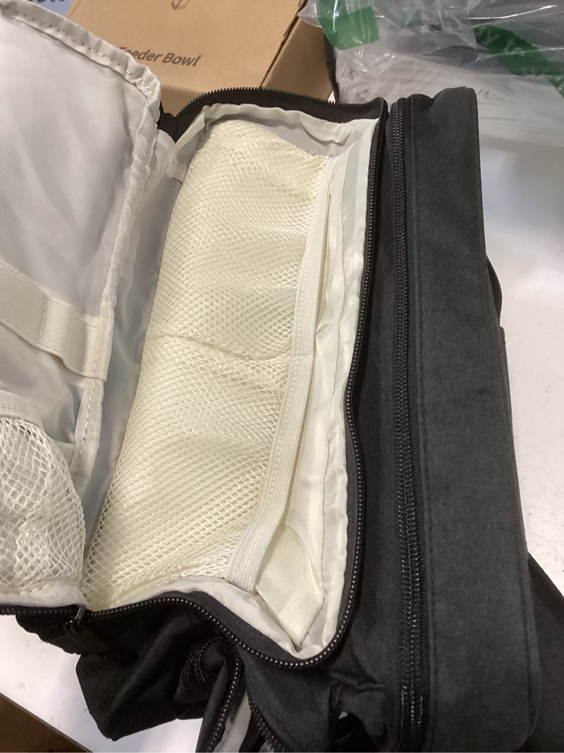 Condition photo showing Good Condition for Breast Pump Bag Fit for Spectra S1 and S2, Pumping Bag with Waterproof Mat for Pump Accessories, Portable Pump Carrying Case for Work, Travel and Family Use, Black