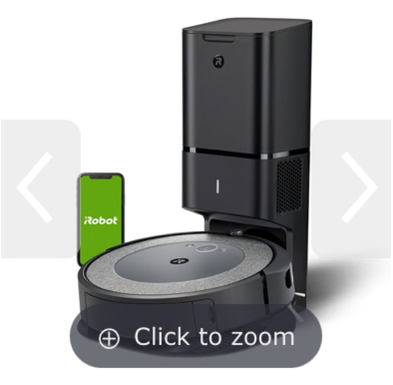 The Advanced i3+ Roomba With Automatic Dirt Disposal