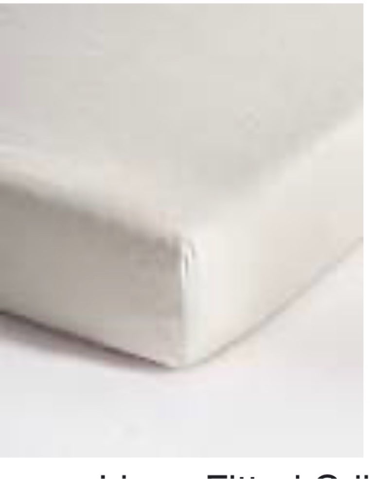 european linen fitted crib sheet, one size, sand