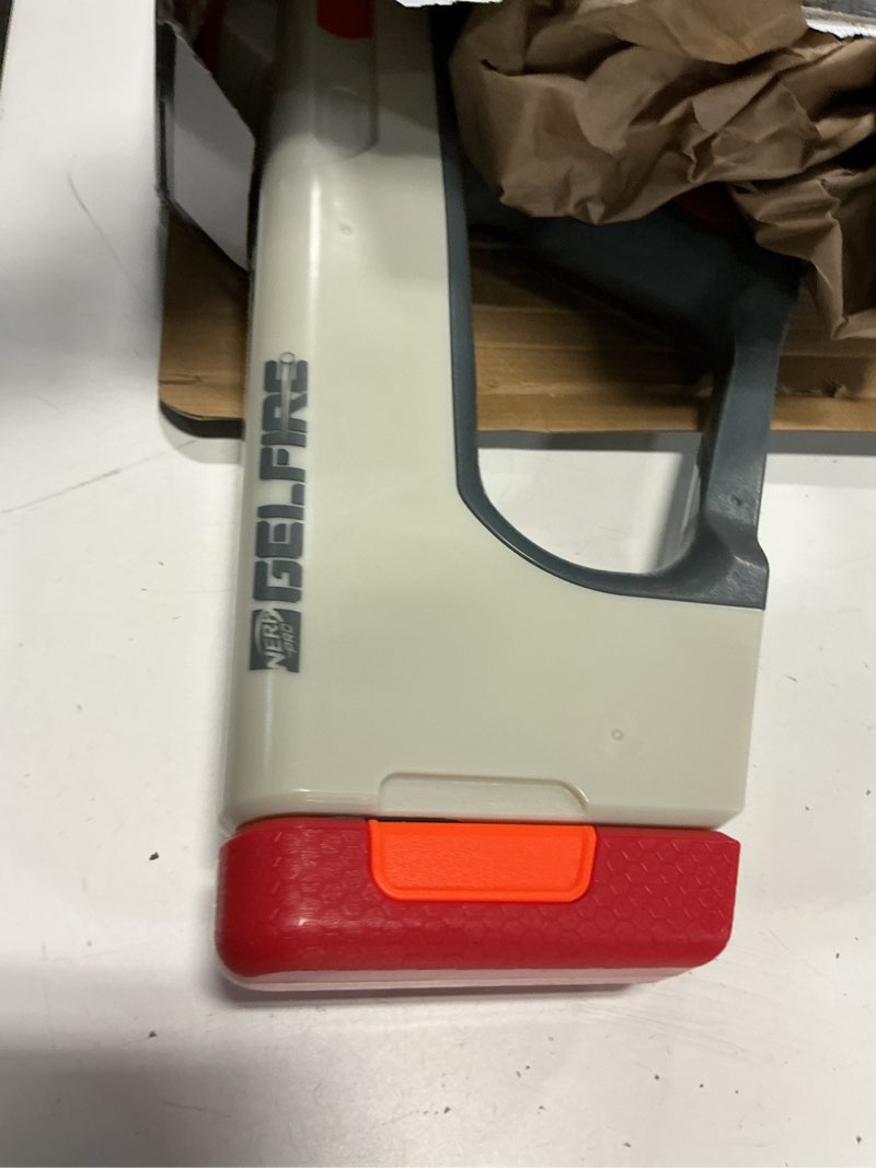 Condition photo showing Good Condition for nerf pro gelfire ghost bolt action blaster, removable boost barrel, 5000 gel rounds, 100 round integrated hopper, eyewear, ages 14 & up