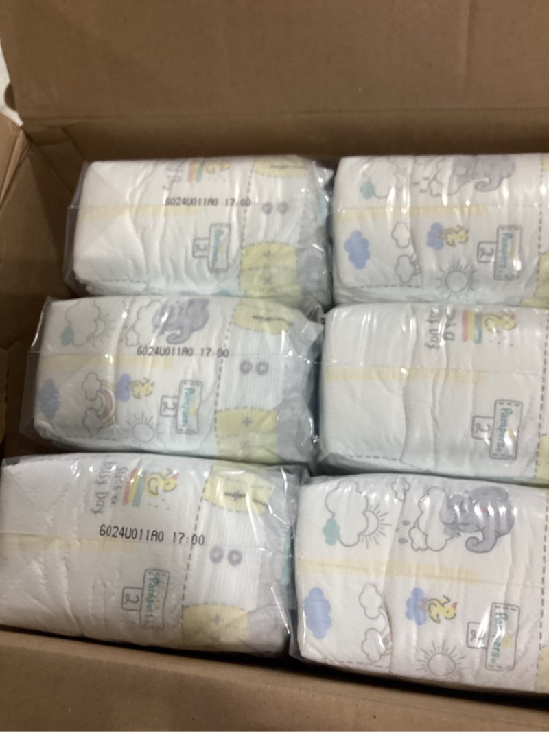 Condition photo showing New/Like New for pampers swaddlers diapers size 2  186 count (select for more options)