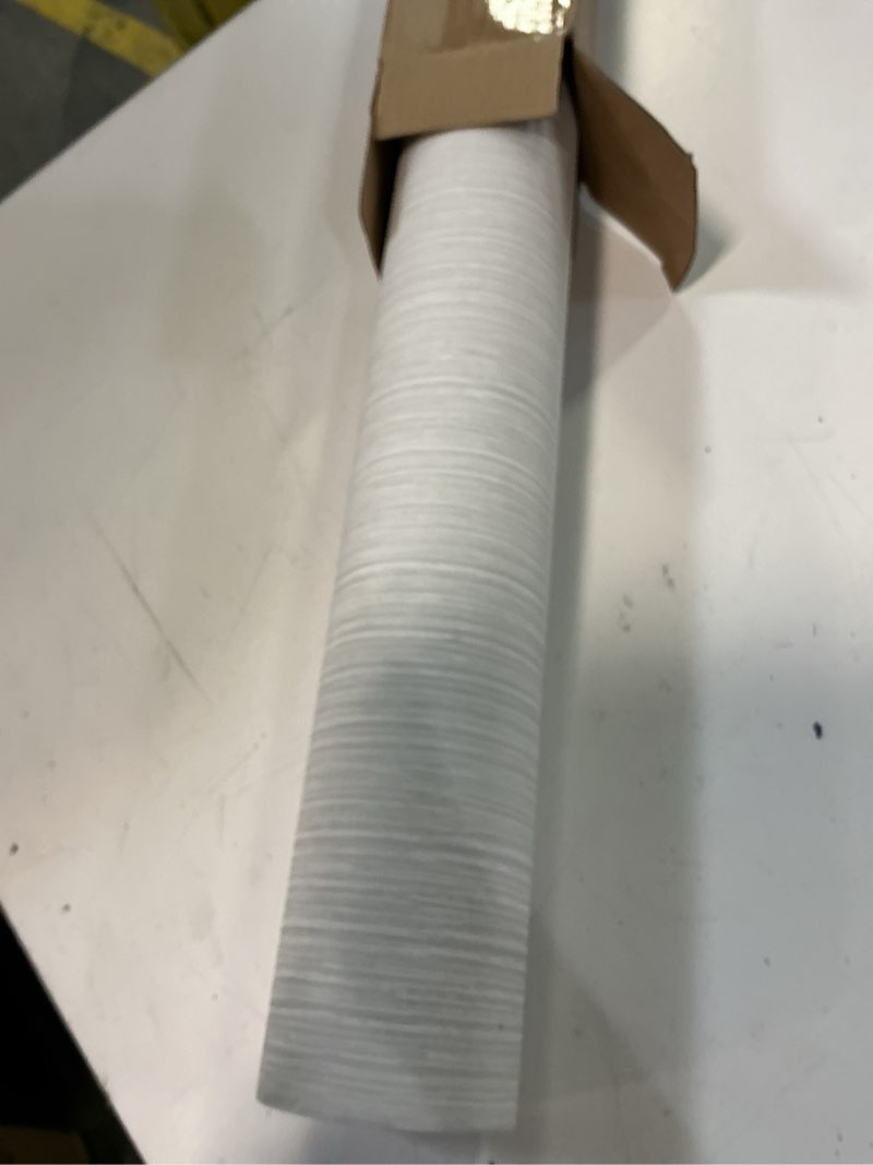 Condition photo showing Good Condition for haimin grasscloth wallpaper textured 24in x 393in fabric contact paper wall paper textured linen peel and stick self-adhesive thick vinyl embossed film wallpaper (beige grey)