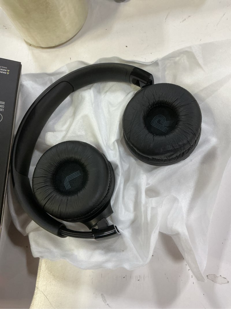 Condition photo showing As Is for jbl tune 520bt bluetooth wireless on ear headphones
