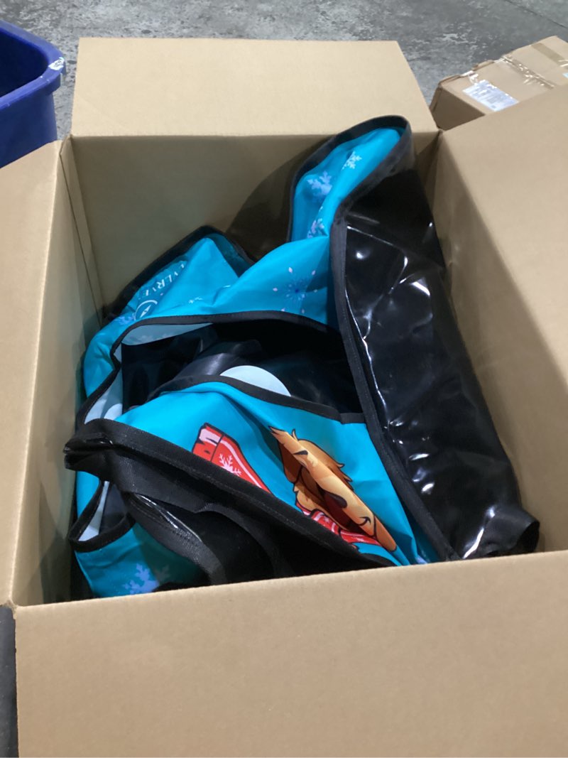 Condition photo showing Good Condition for Snow Tube for Adults & Kids | Heavy-Duty Inflatable Snow Tube with Super Slick Base, Freeze-Proof 1000D Base | Durable Snow Tubes for Kids | Snow Dog Series Shiba Inu